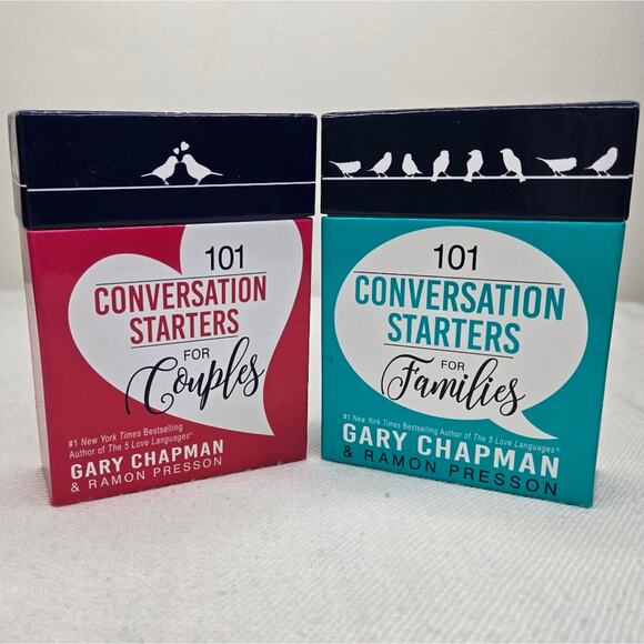 Gary Chapman Conversation Starters (2 Sets) For Couples & For Families - Picture 2 of 7